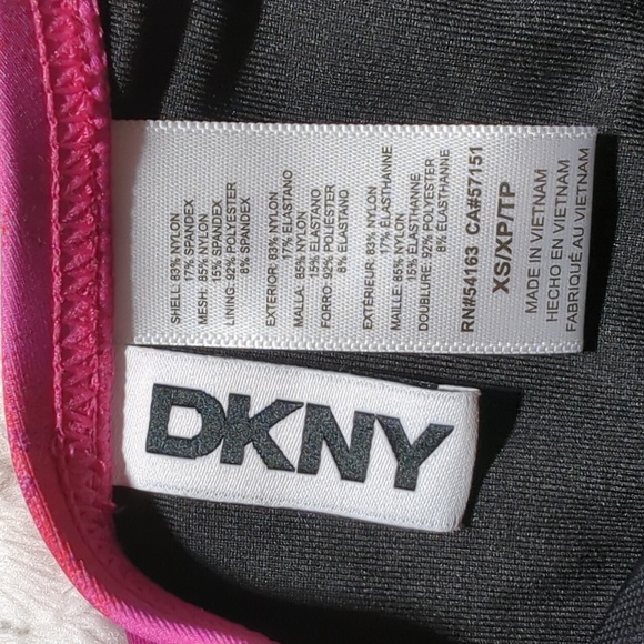 DKNY Tummy Compression Halterneck One Piece Swimsuit - Picture 5 of 8